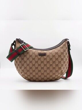 CF32 ❤️ GUCCI Monogram Web Halfmoon